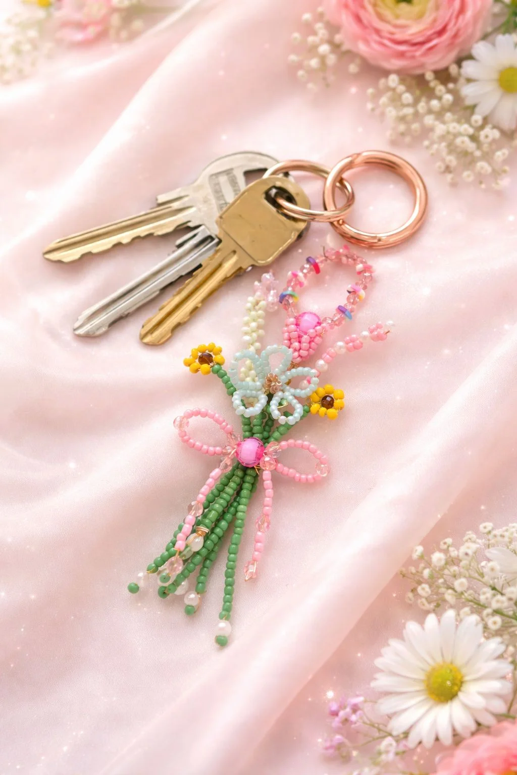 💐Petal Pop Keychain